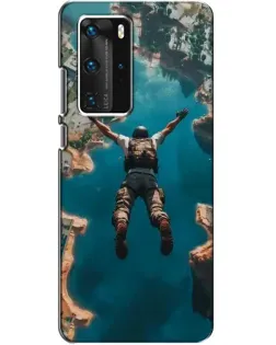 Чехол для Huawei P40 Pro с картинкой «PUBG — свободное падение»
