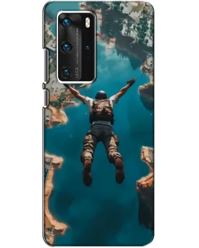 Чехол для Huawei P40 Pro с картинкой «PUBG — свободное падение»