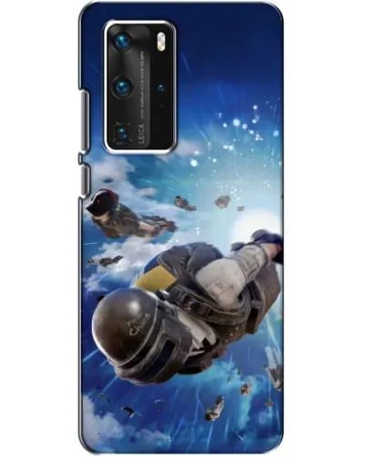 Чехол для Huawei P40 Pro с картинкой «Десант PUBG — прыжок»