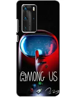 Чохол для Huawei P40 Pro з картинкою «Червоний імпостер — макро» Чохол для Huawei P40 Pro з картинкою «Червоний імпостер — макро»