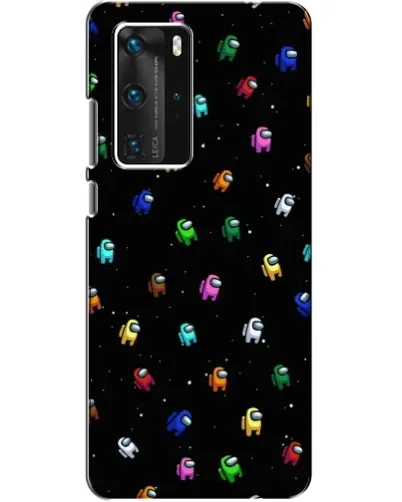 Чехол для Huawei P40 Pro с картинкой «Экипаж Among Us»