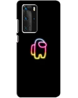 Чехол для Huawei P40 Pro с картинкой «Among Us градиент»