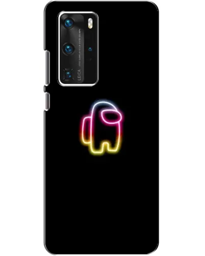 Чехол для Huawei P40 Pro с картинкой «Among Us градиент»