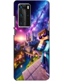 Чохол для Huawei P40 Pro з картинкою «Стів та космос» Чохол для Huawei P40 Pro з картинкою «Стів та космос»