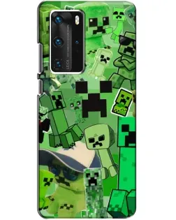 Чохол для Huawei P40 Pro з картинкою «Кріпери Minecraft» Чохол для Huawei P40 Pro з картинкою «Кріпери Minecraft»