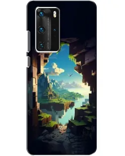 Чохол для Huawei P40 Pro з картинкою «Вид з печери»