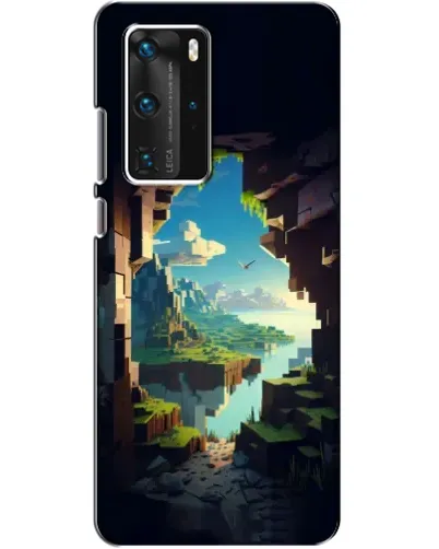 Чохол для Huawei P40 Pro з картинкою «Вид з печери»