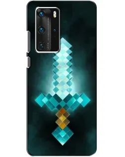 Чохол для Huawei P40 Pro з картинкою «Алмазний меч неон»