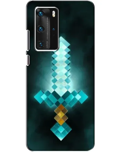 Чохол для Huawei P40 Pro з картинкою «Алмазний меч неон»