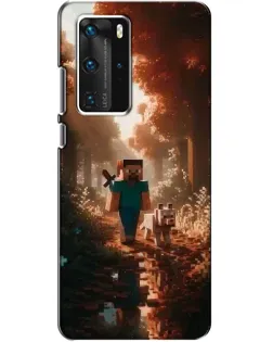 Чохол для Huawei P40 Pro з картинкою «Стів у лісі»