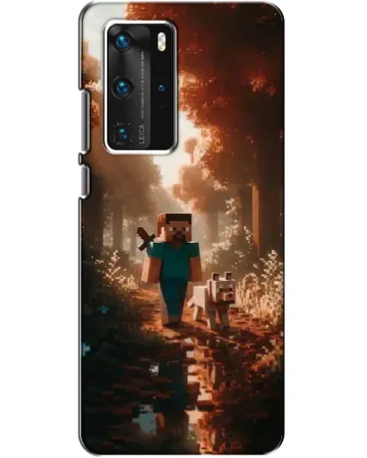 Чохол для Huawei P40 Pro з картинкою «Стів у лісі»