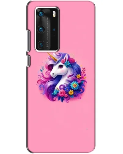 Чехол для Huawei P40 Pro с картинкой «Сказочный единорог»