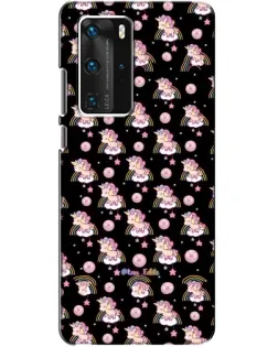 Чехол для Huawei P40 Pro с картинкой «Magic Unicorn паттерн»