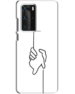 Чохол для Huawei P40 Pro з картинкою «Рука тримає»