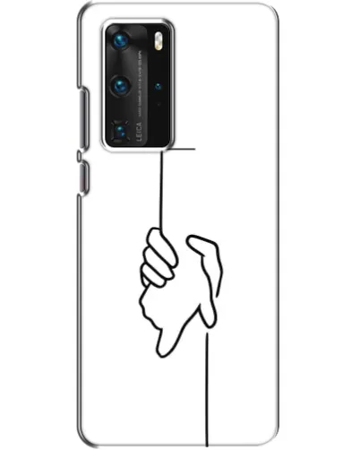 Чехол для Huawei P40 Pro с картинкой «Рука держит»