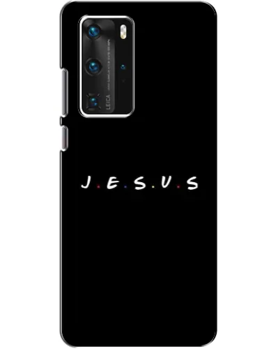 Чехол для Huawei P40 Pro с картинкой «Точки веры J.E.S.U.S.»