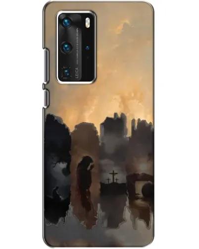 Чехол для Huawei P40 Pro с картинкой «Дорога к вере»