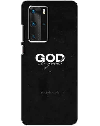 Чехол для Huawei P40 Pro с картинкой «GOD — Бог над всем»