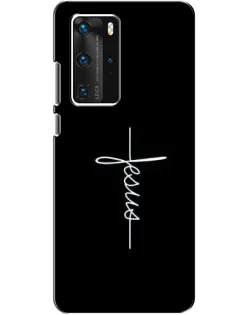 Чехол для Huawei P40 Pro с картинкой «Тонкая линия веры»