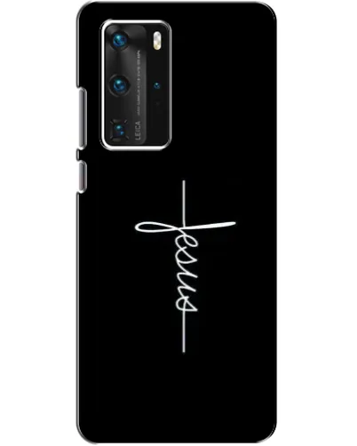 Чехол для Huawei P40 Pro с картинкой «Тонкая линия веры»