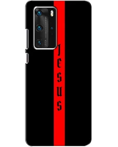 Чехол для Huawei P40 Pro с картинкой «Красная линия веры»