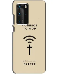 Чехол для Huawei P40 Pro с картинкой «Молитва Connect»