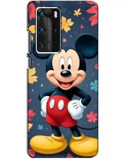 Чехол для Huawei P40 Pro с картинкой «Осенний Mickey Mouse»