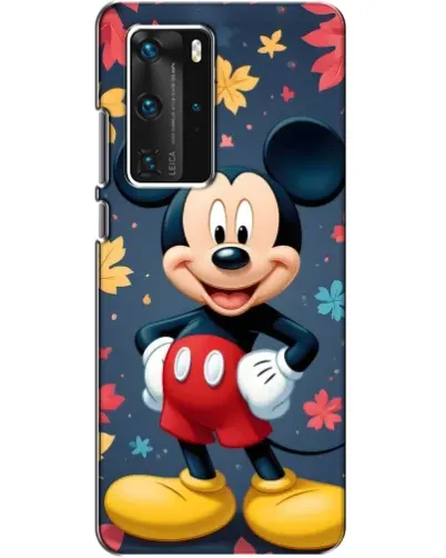 Чехол для Huawei P40 Pro с картинкой «Осенний Mickey Mouse»