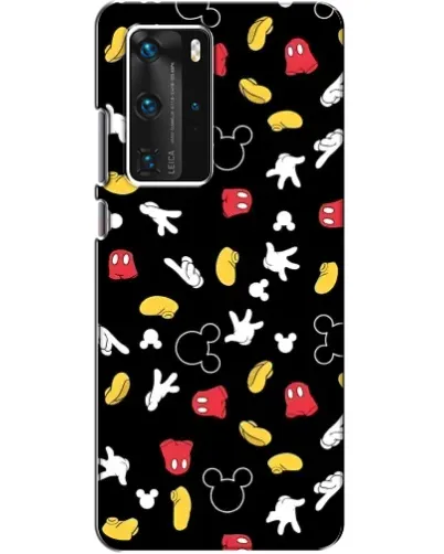 Чехол для Huawei P40 Pro с картинкой «Графический принт лапок»