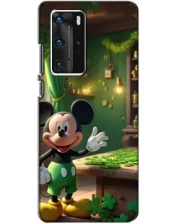 Чехол для Huawei P40 Pro с картинкой «Микки в мастерской»
