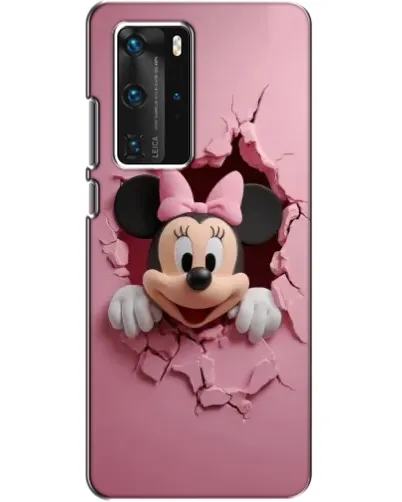 Чехол для Huawei P40 Pro с картинкой «Минни сквозь стену»