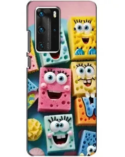 Чехол для Huawei P40 Pro с картинкой «Цветные губки»