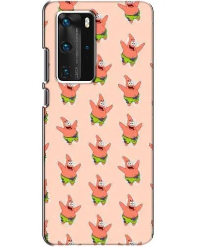 Чехол для Huawei P40 Pro с картинкой «Патрик Стар паттерн» Чехол для Huawei P40 Pro с картинкой «Патрик Стар паттерн»