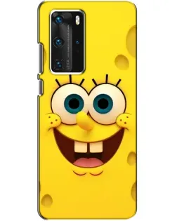Чехол для Huawei P40 Pro с картинкой «Губка Боб улыбка»