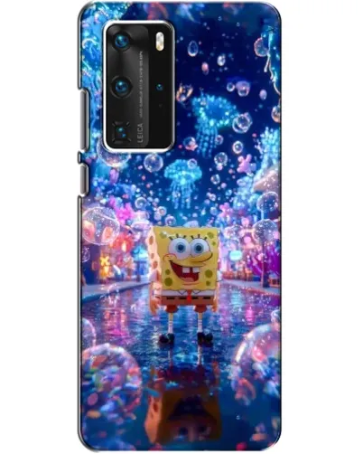 Чехол для Huawei P40 Pro с картинкой «Неоновый океан» Чехол для Huawei P40 Pro с картинкой «Неоновый океан»