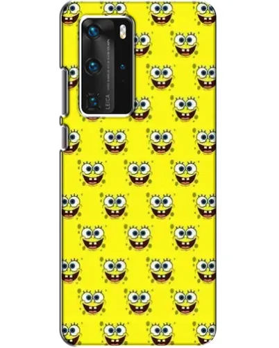Чехол для Huawei P40 Pro с картинкой «Паттерн Губка Боб» Чехол для Huawei P40 Pro с картинкой «Паттерн Губка Боб»