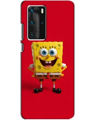 Чехол для Huawei P40 Pro с картинкой «Спанч Боб на красном» Чехол для Huawei P40 Pro с картинкой «Спанч Боб на красном»
