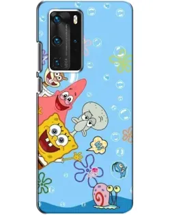 Чехол для Huawei P40 Pro с картинкой «Веселые пузырьки»