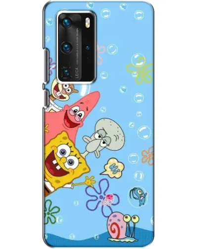 Чехол для Huawei P40 Pro с картинкой «Веселые пузырьки» Чехол для Huawei P40 Pro с картинкой «Веселые пузырьки»