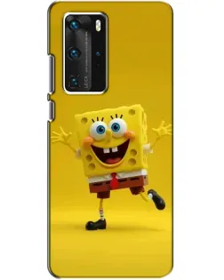 Чехол для Huawei P40 Pro с картинкой «Позитивный Губка Боб»