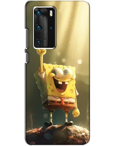 Чехол для Huawei P40 Pro с картинкой «Сияющий Спанч Боб» Чехол для Huawei P40 Pro с картинкой «Сияющий Спанч Боб»