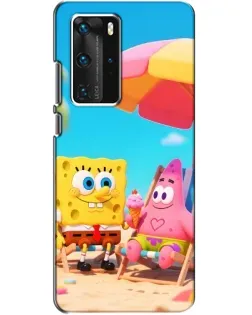 Чехол для Huawei P40 Pro с картинкой «Отдых на пляже»