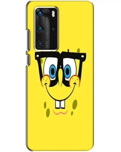 Чехол для Huawei P40 Pro с картинкой «Минималистичный Спанч Боб» Чехол для Huawei P40 Pro с картинкой «Минималистичный Спанч Боб»