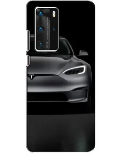 Чохол для Huawei P40 Pro з картинкою «Tesla Model S Look»