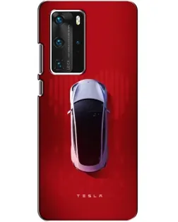 Чохол для Huawei P40 Pro з картинкою «Tesla Top View»