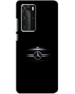 Чохол для Huawei P40 Pro з картинкою «Mercedes — абстрактні лінії»