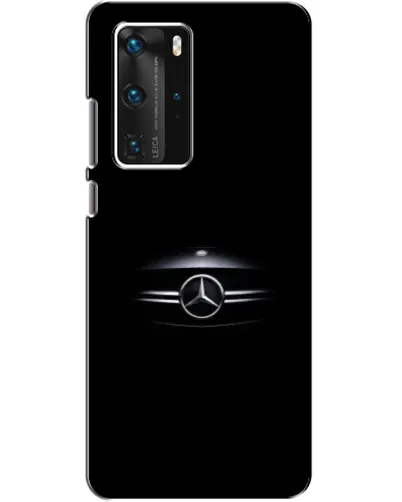 Чехол для Huawei P40 Pro с картинкой «Mercedes — абстрактные линии»