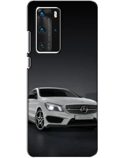 Чехол для Huawei P40 Pro с картинкой «Mercedes AMG GT Silver»