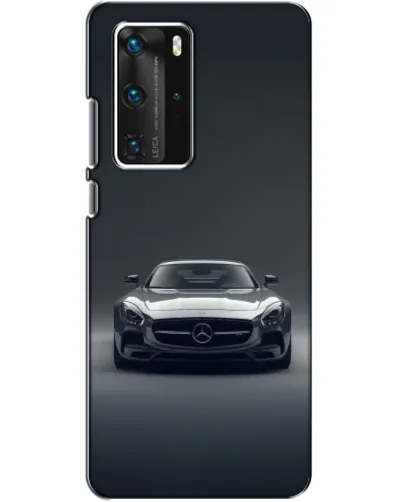 Чехол для Huawei P40 Pro с картинкой «Mercedes на черном»