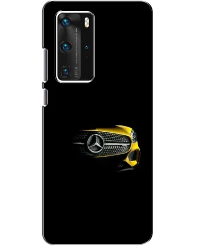 Чехол для Huawei P40 Pro с картинкой «Mercedes — ретро стиль»
